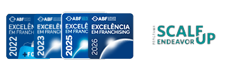 Selos ABF Excelência em Franchising e Scale-Up Endeavor